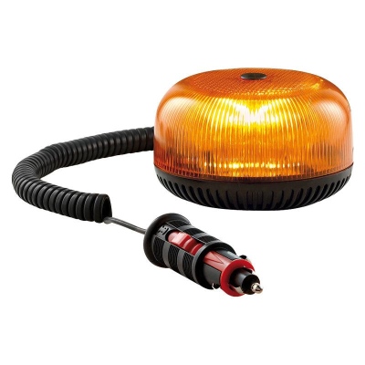 Lampada flash 8 LED gialla montaggio calamite_0