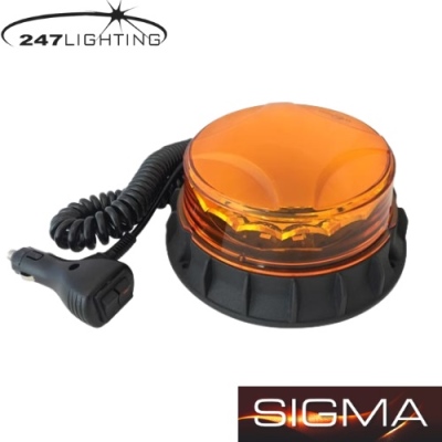 Girofaro a LED Sigma 12/24V Ø 169x85mm_0