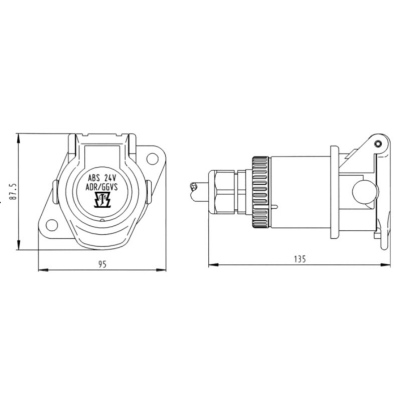 Steckdose 7P ABS/EBS 24V mit Schraubkontakten_5