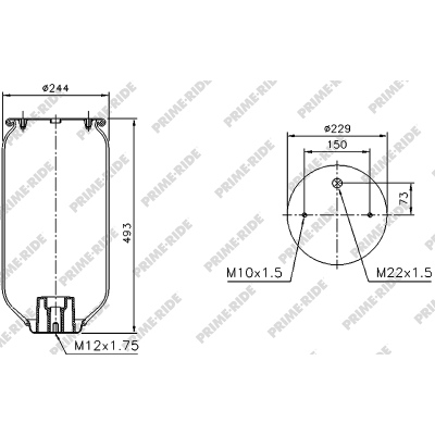 Soufflet à air avec métal,sans piston,Prime-Ride_0