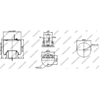 Soufflet à air et avec piston en acier, Prime-Ride