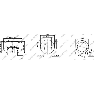 Soufflet à air avec piston en acier, Prime-Ride_0