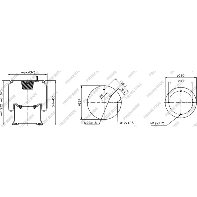 Soufflet à air et avec piston en acier, Prime-Ride_0