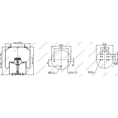 Soufflet à air et avec piston en acier, Prime-Ride_0