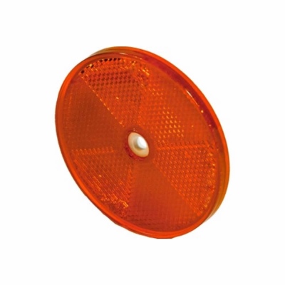 Catadioptre rond rouge 80mm_0