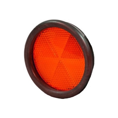 Catadioptre rond rouge 90mm_0