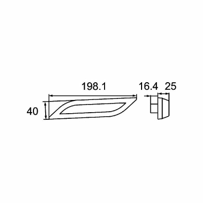 Indicatore direzione Shapeline Style Slim LED_2