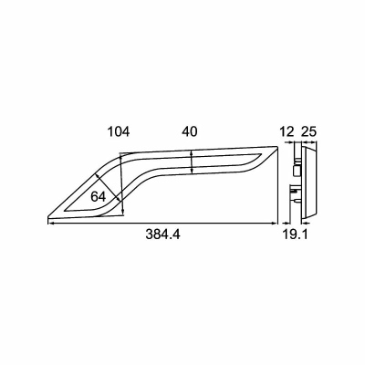 Indicatore direzione Shapeline Style Wing LED_2