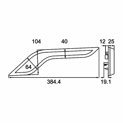 Indicatore direzione Shapeline Style Wing LED_2