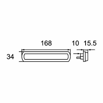 Feu de position latéral Shapeline Tech LED 12/24V_2