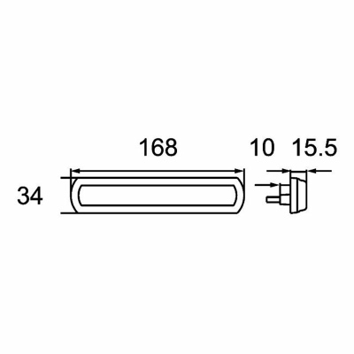 Feu de position latéral Shapeline Tech LED 12/24V_2