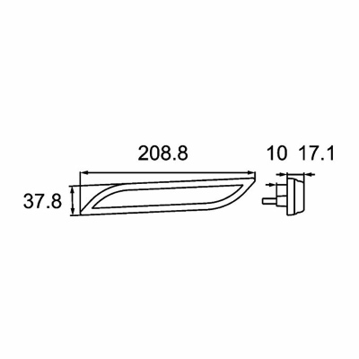 Seitenmarkierungsleuch. Shapeline Style LED 12/24V_2