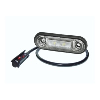 LED-, Posipoint II, weiß,Kabel 0.5m+P&R, 24 Volt