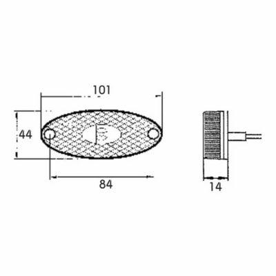 Feu de posit avant blanc LED FLATPOINT II_1