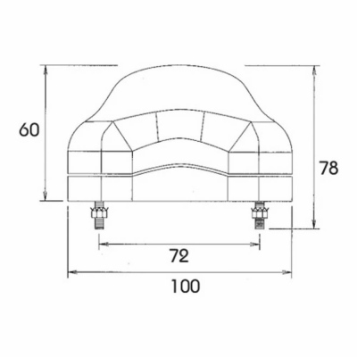 Luce targa Regpoint con cavo 1,5m , 24V/5W_1