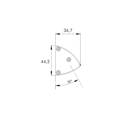 LED Leuchte PRO-WALL 1ft., 268mm, 170lm_0