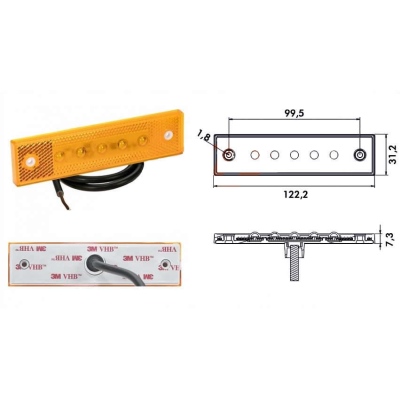 LED-Seitenmarkierungsleuchte PRO-SUPER-FLAT_0