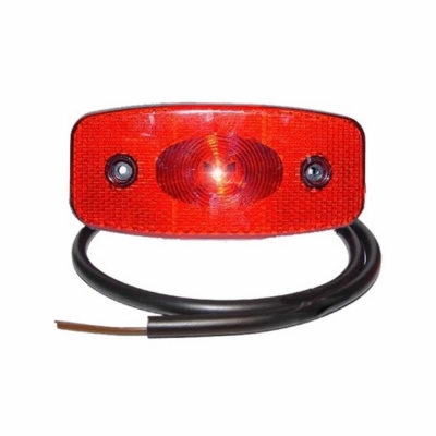 Luce di posizione rossa a LED, cavo 0,5m 24V/1W_0