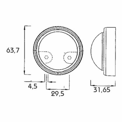 Fanale di posizione laterale LED rossoondo_2