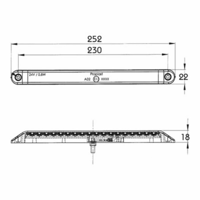 Feu d'encombrement avant blanc à LED_2