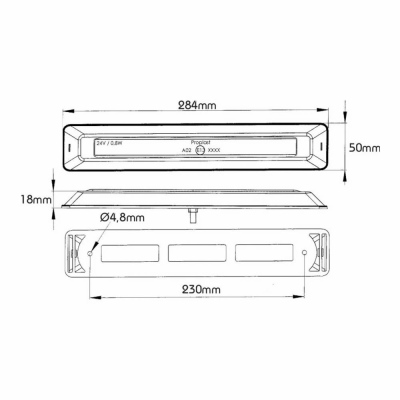 Fanale posteriore-freno-lampeggante LED_1