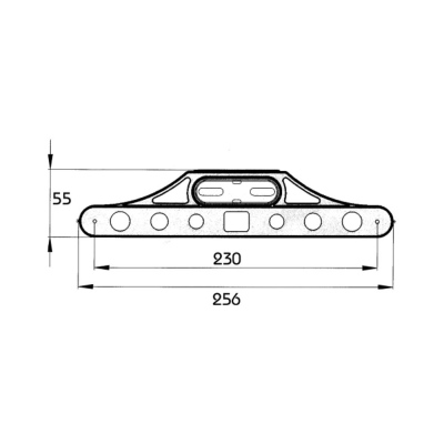 Staffa 90° con catadiottro per luci PRO-CAN XL_1