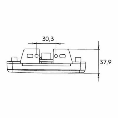 Staffa 90° per luce di posizione 40 034_1