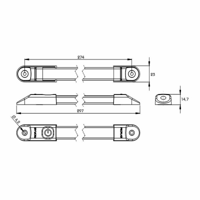 Plafonnier à LED PRO-STRIPE ECO 1 _2