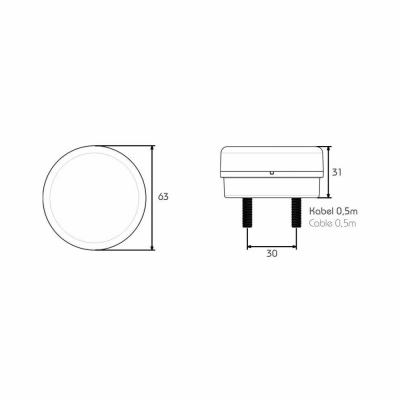 LED Blinkleuchte PRO-MINI-RING, 12/24V_3