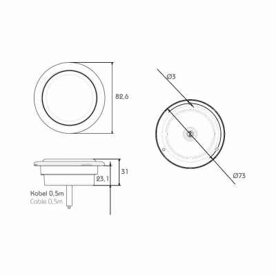 LED Nebelschlussleuchte PRO-MINI-RING, 12/24V_3