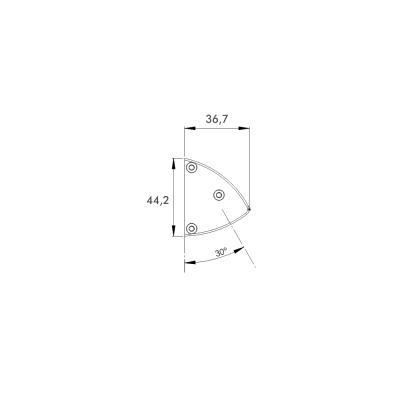 Plafoniera a LED PRO-WALL 1ft., 268mm, 170lm_2