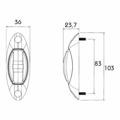 LED Umrissleuchte PRO-STAR 12/24 Volt_1