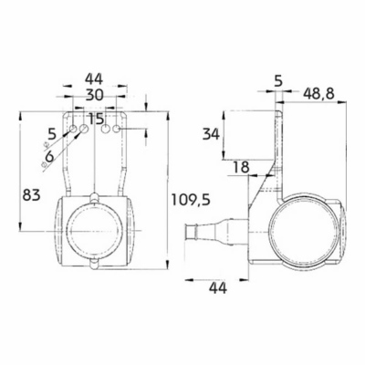 Umrissleuchte Superpoint III,flex. Pendelhalter_1