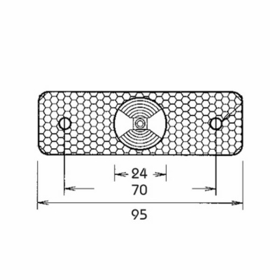 Luce di posizione arancione FLATPOINT 12V/24V_1