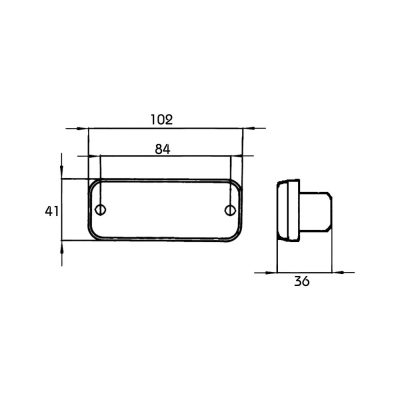 Luce di posizione bianca 12V/24V_1