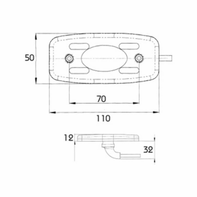 LED-Begrenzungsleuchte, weiß mit Rückstrahler_2