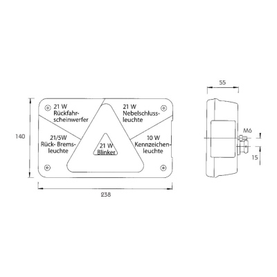 Heckleuchte MULTIPOINT V, links mit NSL_1