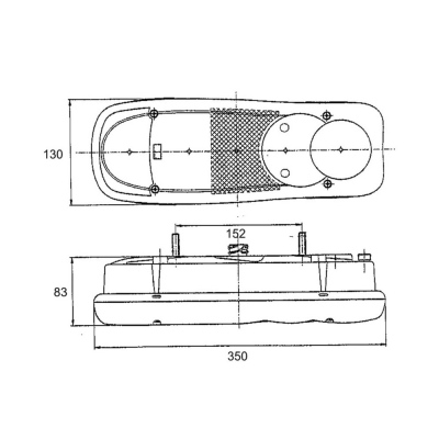 5-Kammerleuchte links. mit Kompaktstecker_5