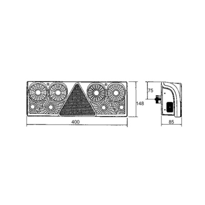 Fanale posteriore Europoint II, destra 7 pol. 24V _4