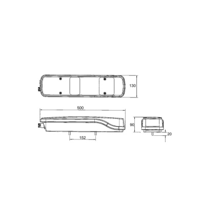 Mehrkammerleuchte Volvo, rechts_5