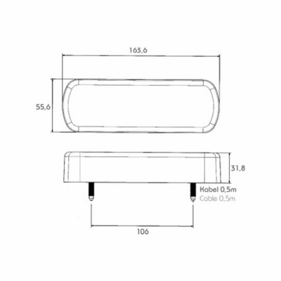 Fanale posteriore a LED PRO-HORIZONTAL, 12/24V_5