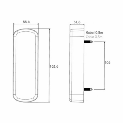 Fanale posteriore a LED PRO-VERTICAL, 12/24V_3