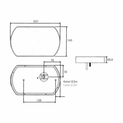 Fanale posteriore a LED PRO-LANE, sinistra,12/24V_4