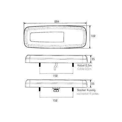 Fanale posteriore a LED PRO-ROAD LG, 12/24V_9