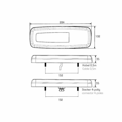 LED Heckleuchte PRO-ROAD LG Kompackt 5-polig_4