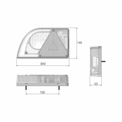 Fanale posteriore a LED PRO-MINI-CURVE LG_2