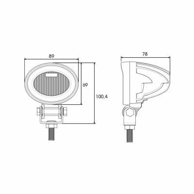 Faro da lavoro a LED PRO-MIDI-ROCK, 1800 lm_2