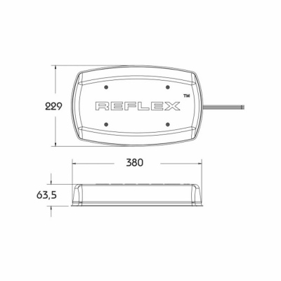 LED Warnanlge PRO-MINI-BAR, gelb_1