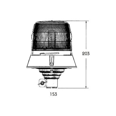 Lampeggiante a LED PRO-FLASH II albero_1