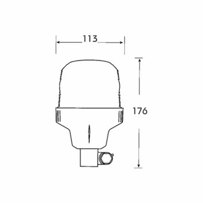 Lapeggiante Xenon 12V/24V, 8W DIN flessibile_1